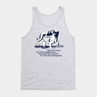 William Blake's "The Little Girl Lost" (blue) Tank Top